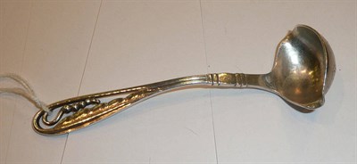 Lot 235 - Silver sauce ladle by George Jenson