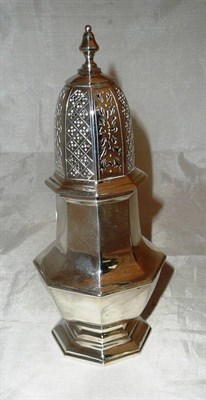 Lot 351 - A silver sugar caster, 1926