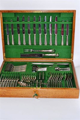 Lot 463 - An Elizabeth II Service of Silver Flatware, Garrard & Co Ltd, Sheffield various dates, Louis...