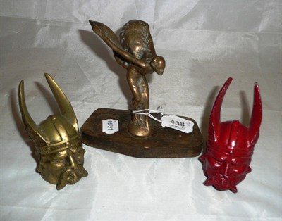 Lot 438 - Three car mascots