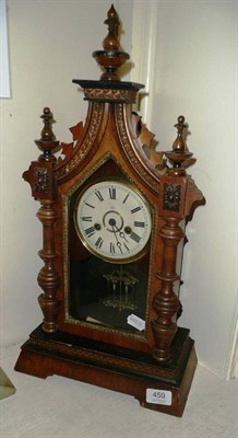 Lot 459 - A German shelf clock by Jungens