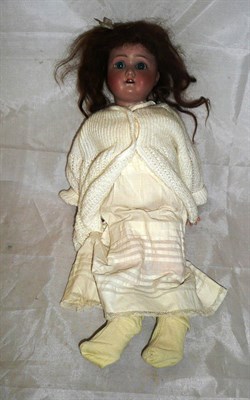 Lot 481 - A Schoeneau and Hoffmeister bisque socket head doll with ball joints