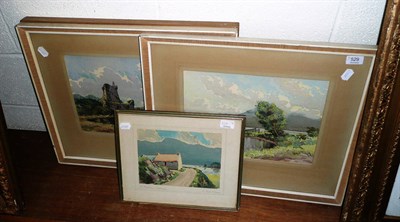 Lot 529 - Four Sean O'Connor watercolours