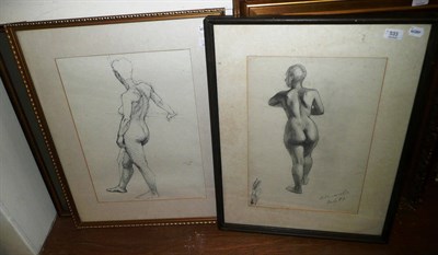 Lot 533 - Anne Brook (1916-2002), four studies of female nudes