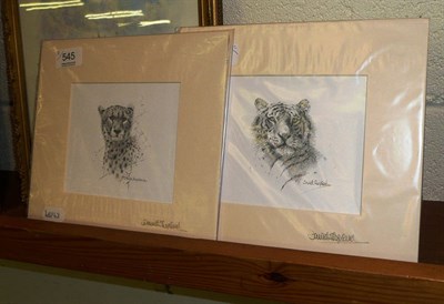 Lot 545 - Two David Shepherd prints, signed in pencil