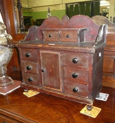 Lot 569 - Victorian painted miniature sideboard