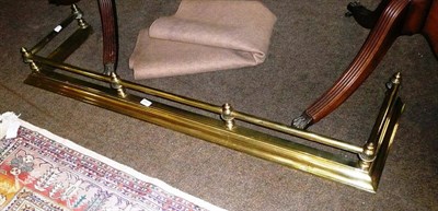 Lot 697 - Brass fender