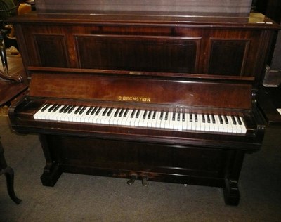 Lot 708 - A C Bechstein upright piano