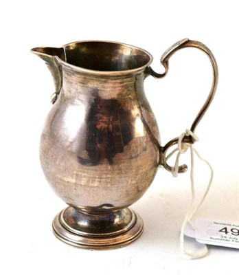 Lot 493 - A George II Silver Sparrow Beak Cream Jug, George Greenhill Jones, London, circa 1730, with a...