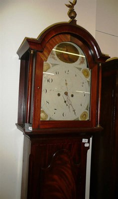 Lot 738 - A mahogany eight day longcase clock