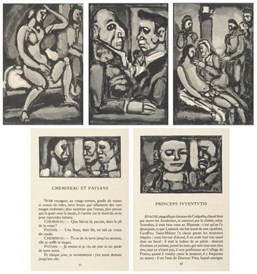 Lot 505 - Georges Rouault (1871-1958) French "L' Homme a la Myrrhe " "Princeps Ivventutis " "Chemineau et...