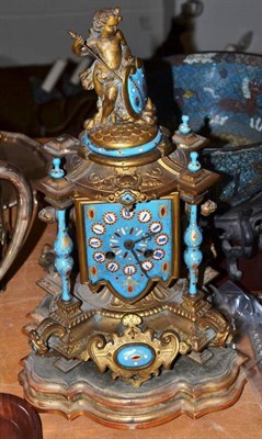 Lot 12 - A French clock and stand