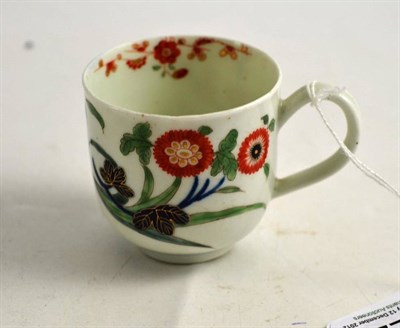 Lot 122 - A First Period Worcester coffee cup