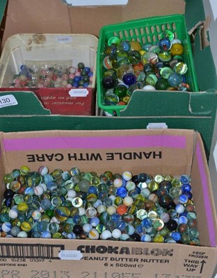 Lot 130 - Quantity of marbles