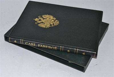 Lot 131 - Snowman (A. K.), Carl Faberge, 1979, ltd. edition of 200, a.e.g., full morocco, slipcase