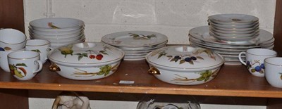 Lot 196 - A Royal Worcester part Evesham set