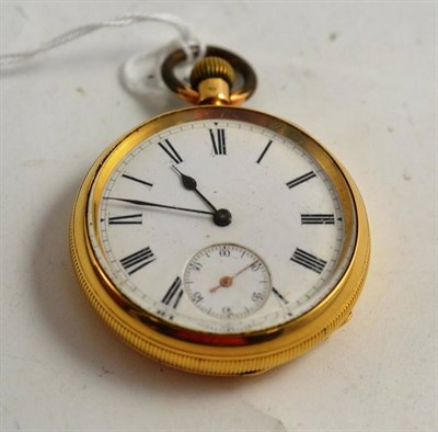 Lot 259 - An 18ct gold cased pocket watch