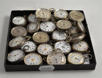 Lot 277 - Twenty five lady's fob watches