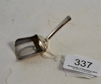 Lot 337 - A silver caddy spoon