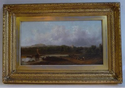 Lot 543 - Edward Charles Williams (1807-1881) "On the Tamar, Nr Plymouth " Signed, inscribed and dated...