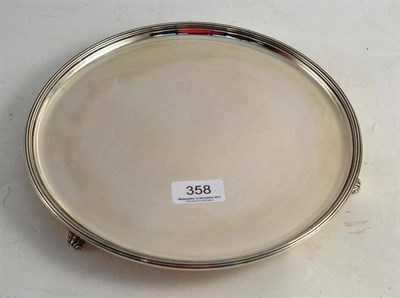 Lot 358 - A small silver salver