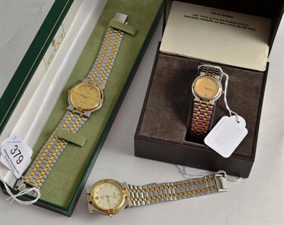 Lot 379 - Two gentleman's Gucci wristwatches and a lady's Gucci wristwatch