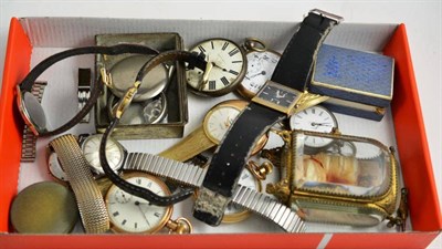 Lot 385 - Quantity of assorted pocket and wristwatches