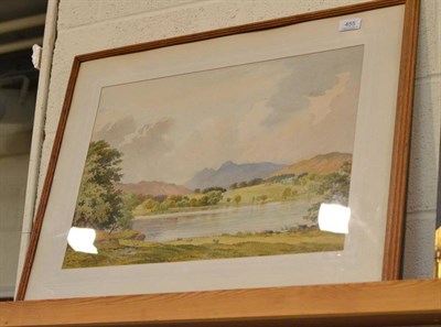 Lot 455 - Percy Lancaster RI, RBA, ARE, RCamA (1878-1951), ";Loughrigg Tarn, Cumbria";, Signed and...