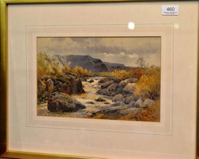 Lot 460 - Arthur Tucker RBA (1864-1929), Lakeland stream, Signed, pencil and watercolour, 20cm by 31cm