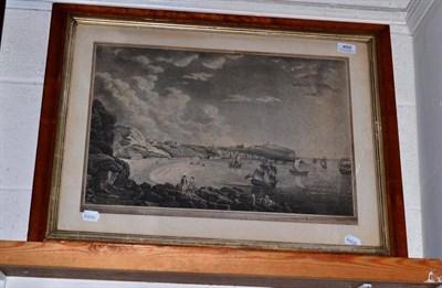 Lot 469 - A framed steel engraving 'A South View of Scarborough'