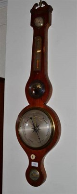 Lot 494 - Georgian barometer by H Giles, Oswestry