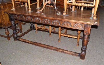 Lot 529 - Oak refectory dining table