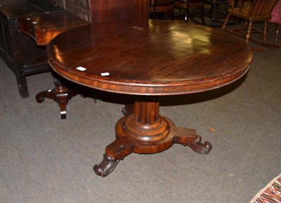 Lot 544 - Mahogany breakfast table