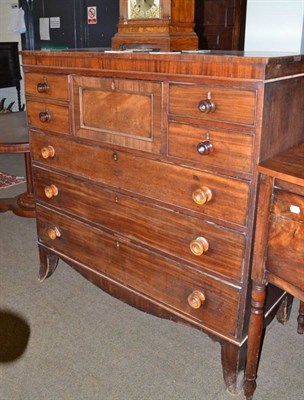 Lot 553 - A Victorian mahogany five height chest of drawers