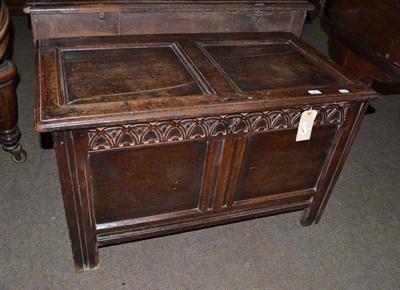 Lot 587 - Circa 1700 oak coffer