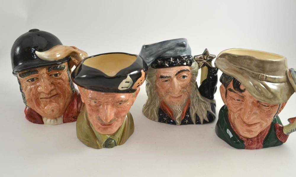 Lot 16 - Four Royal Doulton character jugs