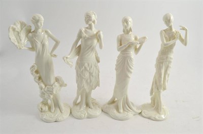 Lot 22 - Four Royal Worcester 'The Vogue Collection' figures