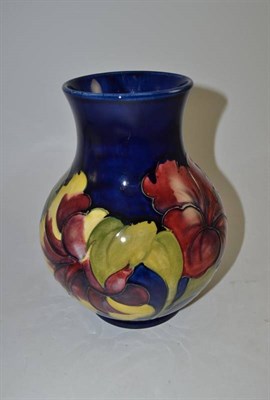 Lot 32 - A Moorcroft Hibiscus vase