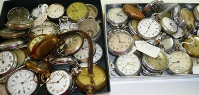 Lot 177 - Fifty nine pocket watches comprising, Smiths, Ingersoll, etc (59)