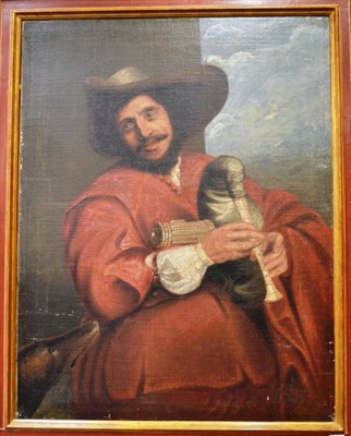 Lot 600 - After Sir Anthony Van Dyck (1599-1641) Portrait of Francois Langlois Oil on canvas, 106cm by 82cm *