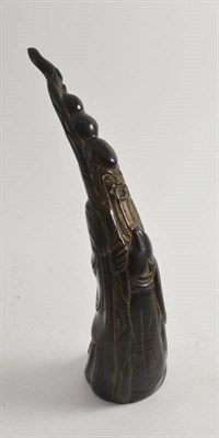 Lot 246 - Carved horn