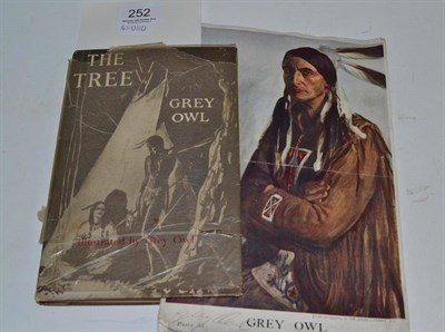 Lot 252 - Wa-Sha-Quon-Asin (Grey Owl), 1937, first edition, signed by the author, printed glassine dust...