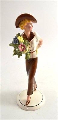 Lot 284 - A Katzhutte Art Deco model of a lady