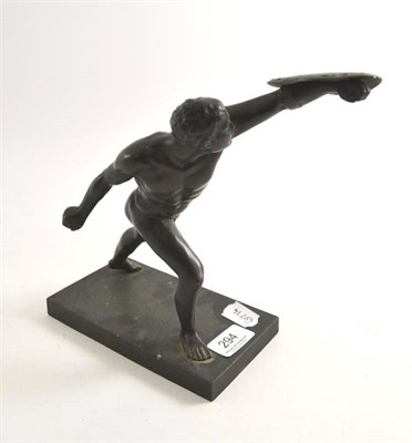 Lot 294 - A bronze figure of a gladiator