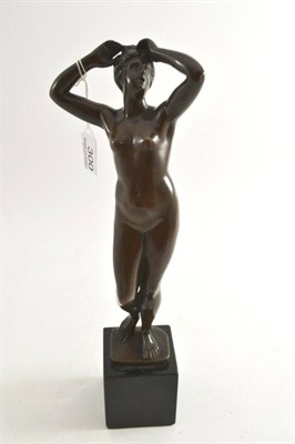 Lot 300 - A bronze nude signed 'Cartinet'