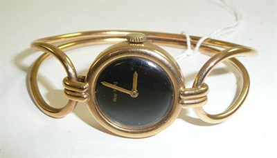 Lot 333 - A 9ct gold ladies wristwatch, by Roy King