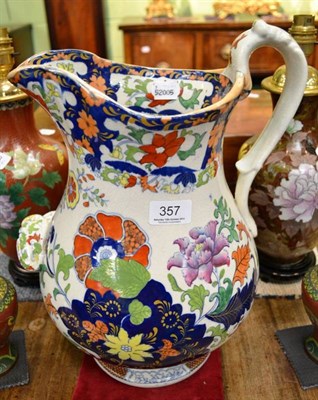 Lot 357 - Large ironstone jug