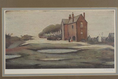 Lot 616 - After Laurence Stephen Lowry RA (1887-1976)   "The Lonely House " Signed in pencil, with the...