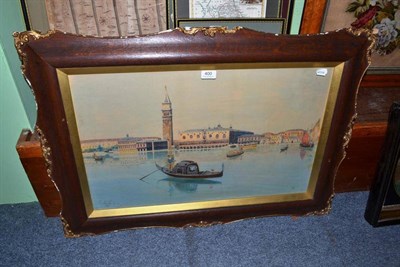 Lot 400 - E.Loris, Venice, watercolour, framed