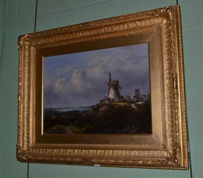 Lot 403 - Oil painting of a windmill by Crone